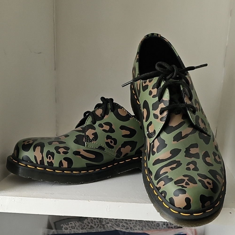 Dr. Martens Leopard Oxfords